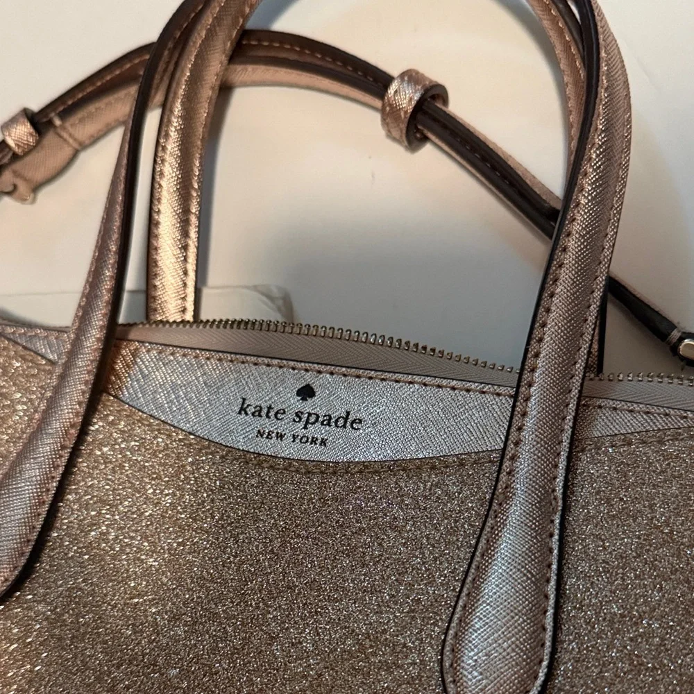 Kate Spade Sparkling Gold Satchel - Picture 2 of 6